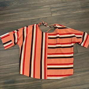 Express Multicolor Striped Women's Blouse S